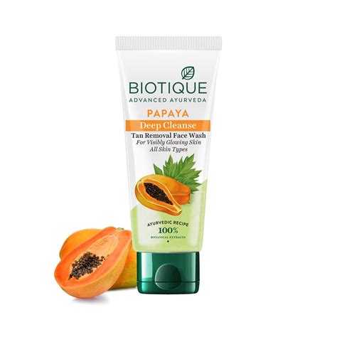 Amazon Biotique Bio Papaya Exfoliating Face Wash For All Skin