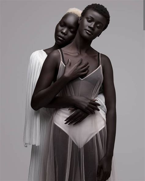 Hotshots The Worlds Two Darkest Models From Senegal Sudan Are