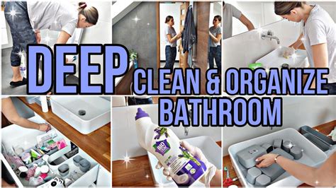 New Deep Clean And Organize Bathroom Clean With Me SprzĄtanie