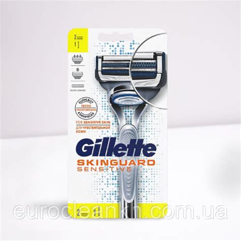 Купить Станок для бритья мужской Gillette Skinguard Sensitive с 2 ...