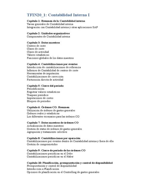 Manuales SAP CO | PDF | Contabilidad | Sap Se 