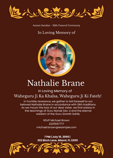 FREE Funeral Invitation Templates Communication Funeral Invitation