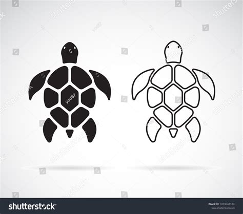 Simple Sea Turtle Outline