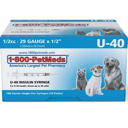 U-40 Syringes - Diabetic Pet Supplies for Cats and Dogs - 1800PetMeds