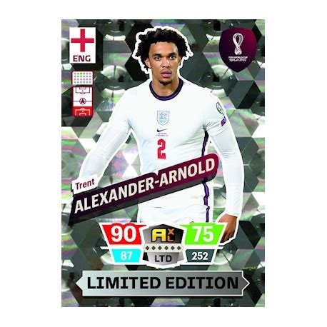 Offer Soccer Cards Trent Alexander Arnold Limited Edition England