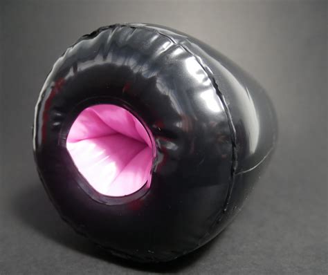 Pvc Inflatable Pleasure Tube Black And Pink Pvc Inflatables Sex