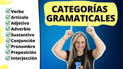 Qué son las categorías gramaticales