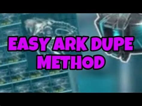 Newest Ark Dupe Method Slot Caps Of Tames Ark Survival Evolved Youtube