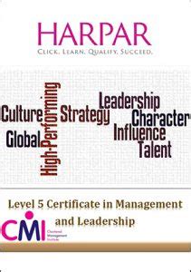 Level 5 Certificate In Management And Leadership Harpar