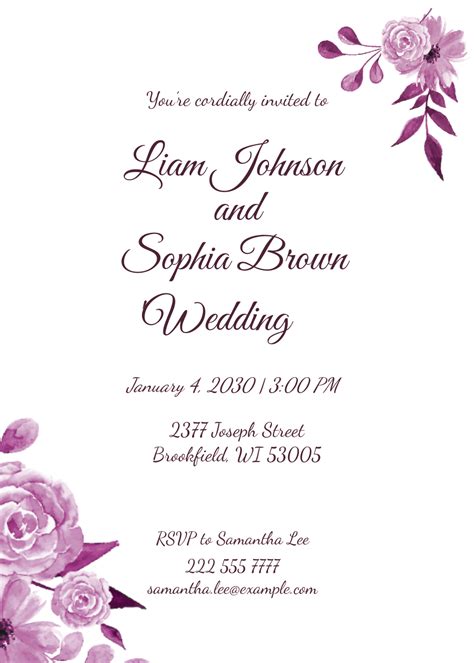 Design A Wedding Invitation Card Free - Infoupdate.org