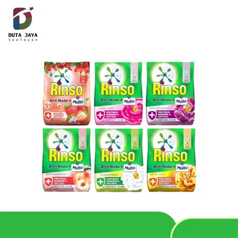 Jual Detergen Rinso Anti Noda Molto Sabun Bubuk All Varian Korean