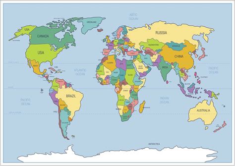 World Map HD, Large World Map, World Map Image, map monde - okgo.net