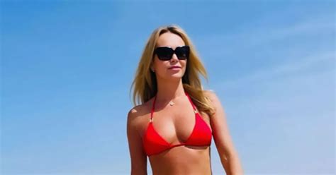 Amanda Holden Cheekily Strips Naked As She Poses On Cliff Edge For 53rd Birthday OK Magazine
