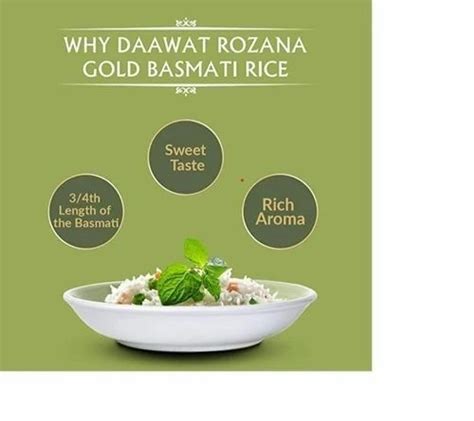 5kg Daawat Rozana Gold Basmati Rice At Rs 399 Pack Thiruvananthapuram