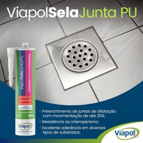 Selante Elastomérico Sela Junta 400g Branco Viapol Big Lar Online