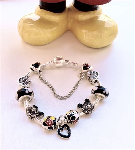 Pulseira Berloque Pandora Prata Mickey Vintage Oferta Mercado Livre