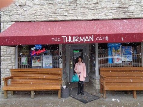 Thurman Cafe Columbus, Ohio | Outdoor decor, Places to eat, Cafe