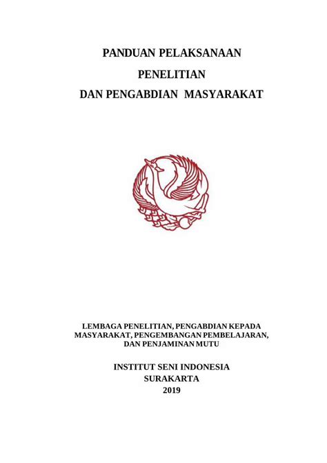 Pdf Panduan Pelaksanaan Penelitian Dan Pengabdian Tv Isi Ska Ac Id