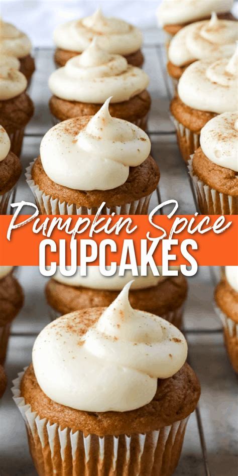 Easy Pumpkin Spice Cupcakes With Cream Cheese Frosting