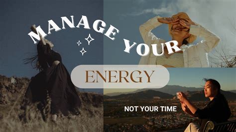 Essential Skills Manage Your Energy Not Your Time Youtube