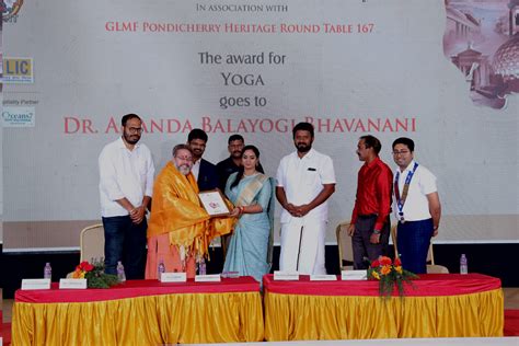 Director ISCM Awarded Pride Of Puducherry 2023 Sri Balaji Vidyapeeth