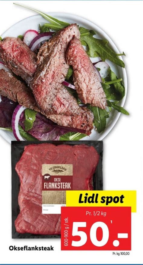 Okseflanksteak Tilbud Hos Lidl