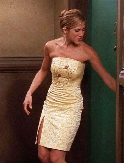 Yellow Strapless dress Rachel wore Friends | Dresses Images 2024