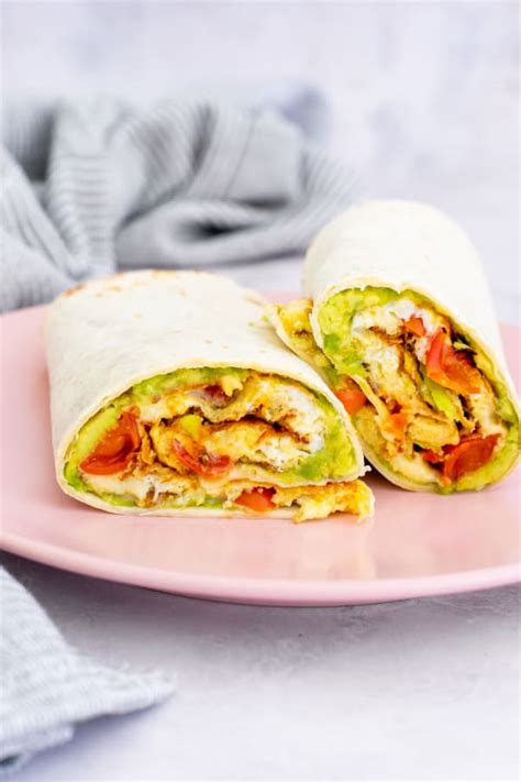 Burrito De Tortilla Con Aguacate Y Tomate Receta Ekilu