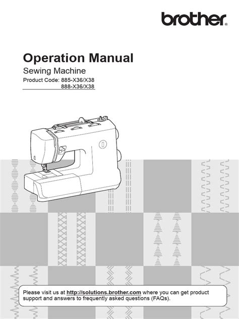 Brother JK2700NT Sewing Machine Instruction Manual | PDF | Sewing ...