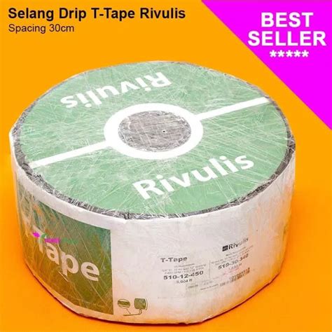 Jual Selang Driptape Tetes T Tape Rivulis Australia Jarak Cm Roll