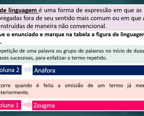 Figuras de linguagem Bateria de exercícios 1 Lição Prática