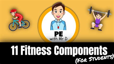 Learn The Fitness Components Pe Buddy Youtube