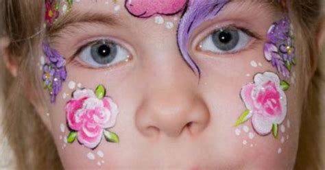 Аквагрим, грим, цветы, единорог, розы face painting, make-up, flowers ...