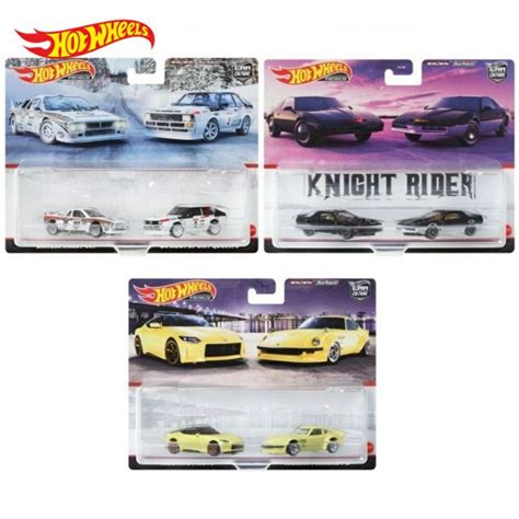 Hot Wheels Premium Twin Pack KNIGHT RIDER KITT NISSAN LANCIA AUDI SET Shopee Malaysia