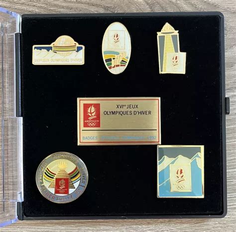 Coffret Pins Jeux Olympiques Albertville Eur Picclick Fr