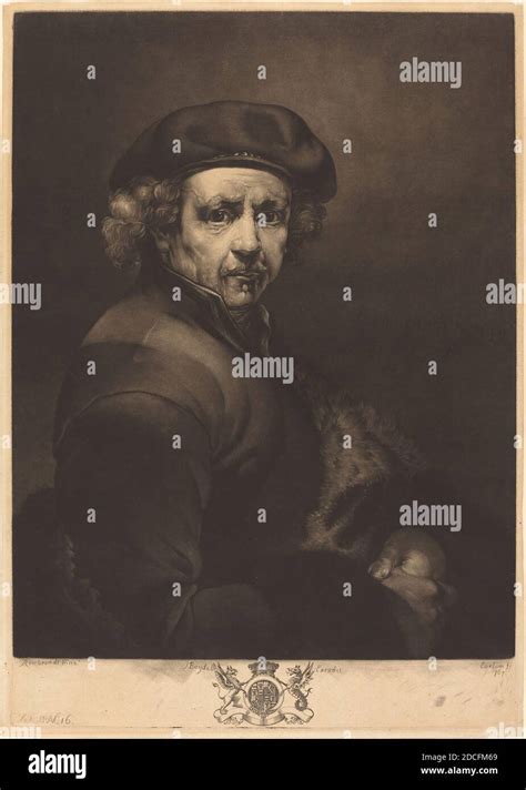 Richard Earlom Artist British 1743 1822 Rembrandt Van Rijn