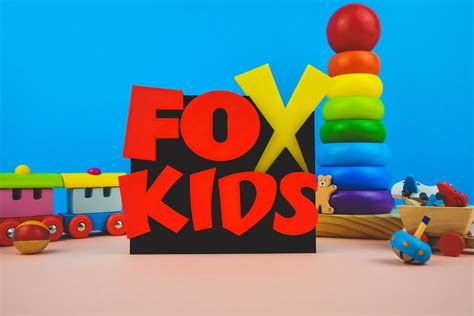 Fox Kids Logo 3d Printed Logo Pbs Kids 3d Printing Kids Tv Toy Etsy