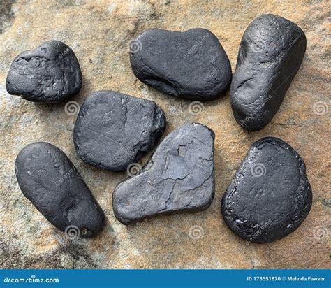 A Group Of Coal River Rocks Stock Photo Image Of Coal River 173551870