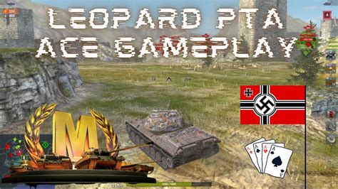 Leopard PTA Tier 9 ACE Gameplay World Of Tanks Blitz Gameplay YouTube