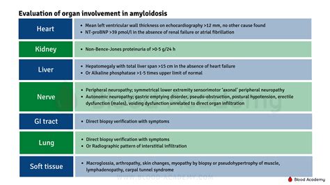 Diagnosis And Investigation Of Al Amyloidosis Blood Academy