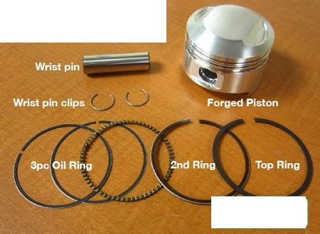 Honda CL350 SL350 CB350 Forged Piston Kit Common Motor Collective