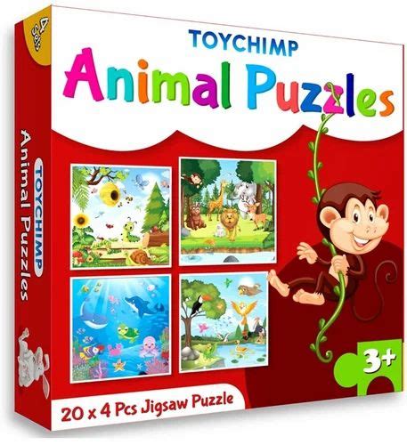 Jigsaw Puzzles For Kids Theme - 1 (4 Sets 20 Pcs Each) at Rs 149/piece in New Delhi