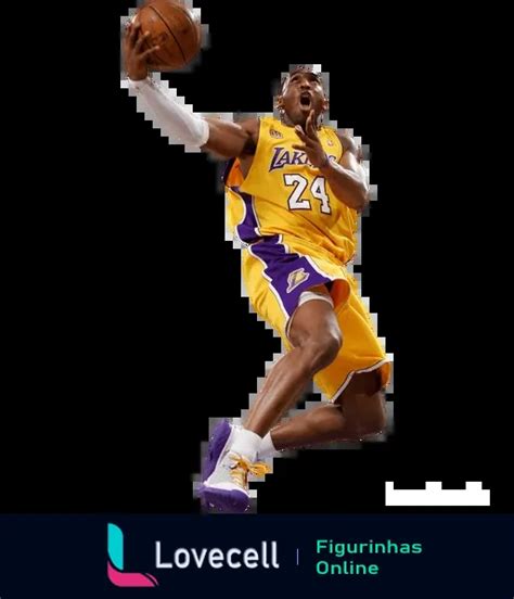 Figurinha Lebron James Dunk LA Lakers 24 Para WhatsApp Lovecell