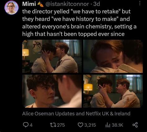 Heartstopper Tweet Istankitconnor Alice Book Gay Books Cute Gay Couples