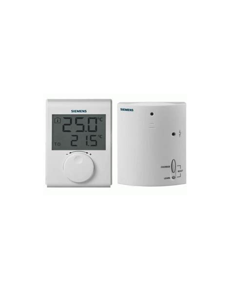 Termostato ambiente digital inalámbrico RDH100RF SET de Siemens Inhogar