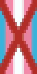 anti trans flag Minecraft Banner