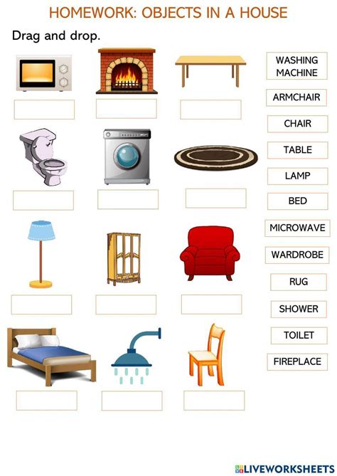 objects   ho  interactive worksheets