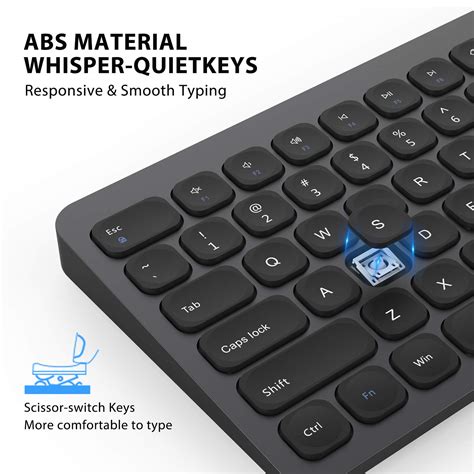 Cimetech Wireless Keyboard G Advanced Full Size Keyboard With