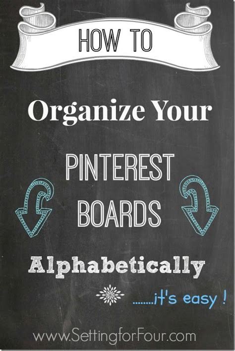 How To Organize Your Pinterest Boards Artofit