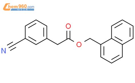 143659 32 9 Benzeneacetic Acid 3 Cyano 1 Naphthalenylmethyl EsterCAS